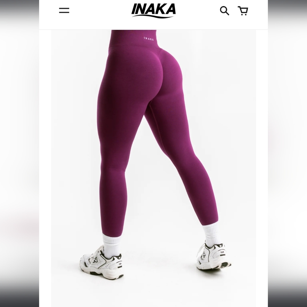 Inaka plum leggings